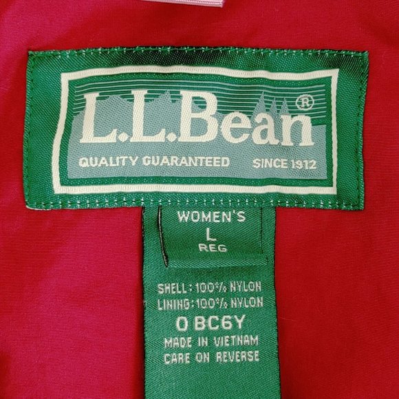 L.L. Bean Wind Breaker Jacket Women's Size L (Shell Only) READ MEASUREME… - Picture 9 of 12
